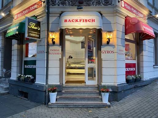 Theo's Imbiss Pizzeria an der Focherstraße in Solingen-Wald